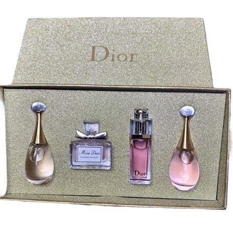 dior miniature perfume set malaysia|miss Dior mini gift set.